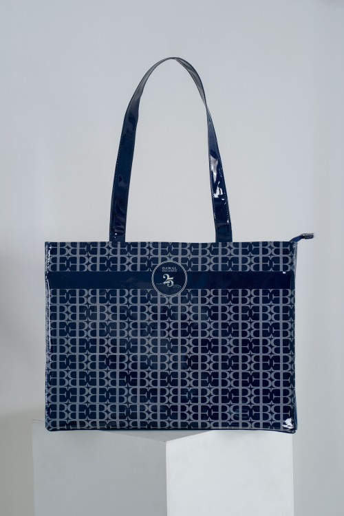 BE MONOGRAM TOTE BAG + BLOUSE